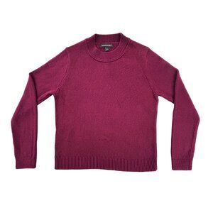 Banana Republic Men's Merino Wool Blend Classic Crew Neck Sweater in Burgundy S